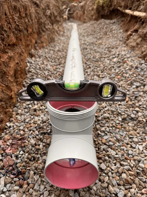 Water-pipe-install-backyard